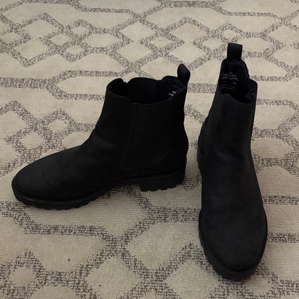 Black Ankle Chelsea Booties - Women's Black Booties